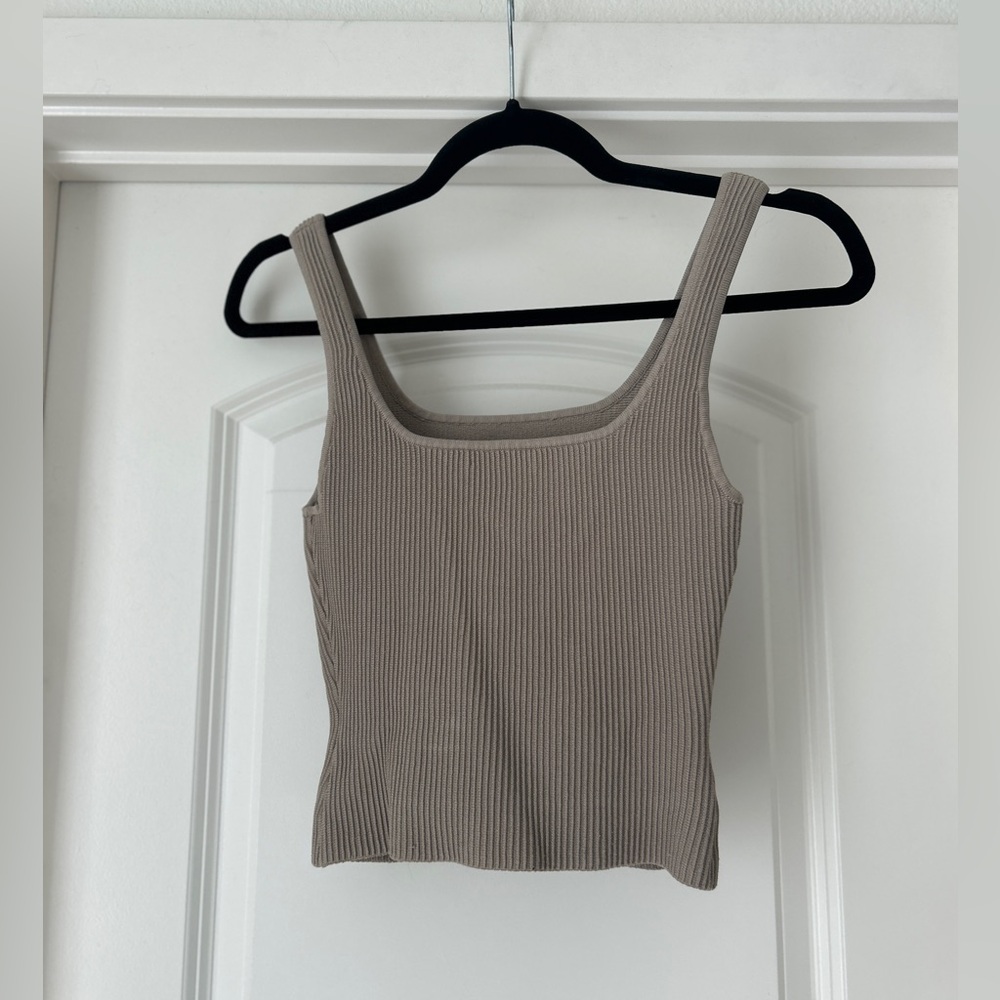 Aritzia - Babaton Sculpt Knit Squareneck Tank